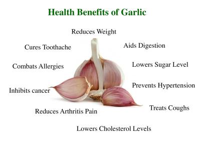 HEALTH TIPS: Health Benefits Of Garlic