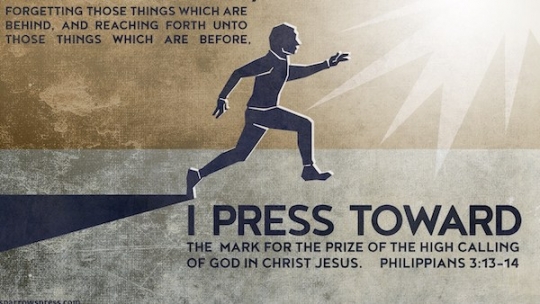 Pressing Toward the Mark (Phi 3:13-14)